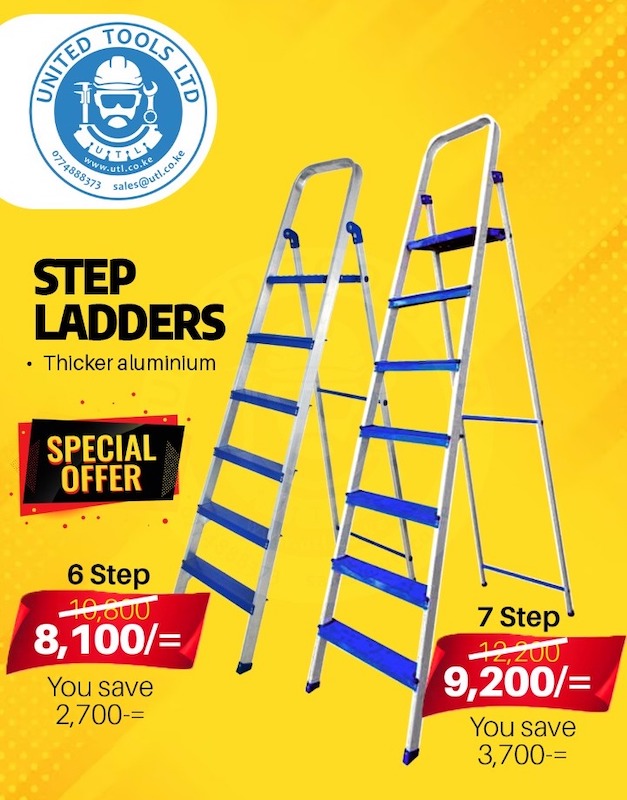 raja step ladder offer United Tools LTD Nairobi Kenya